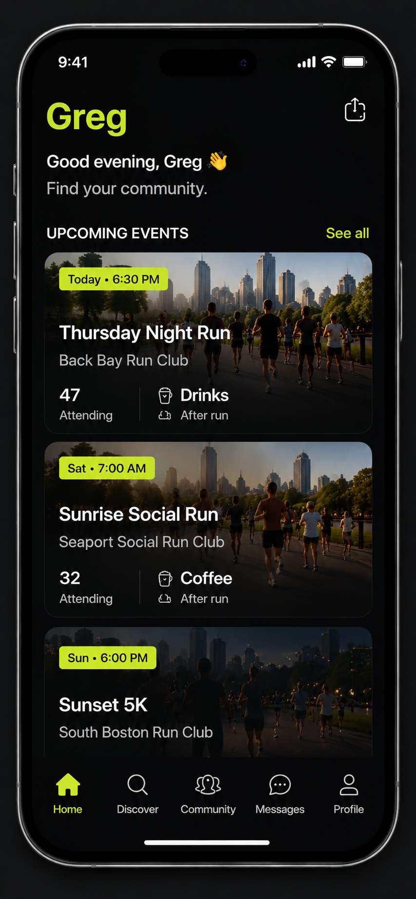 Rally app preview