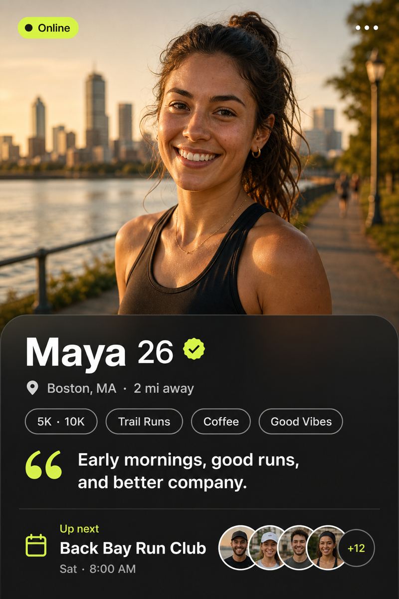 Rally user profile — meet people in your running community