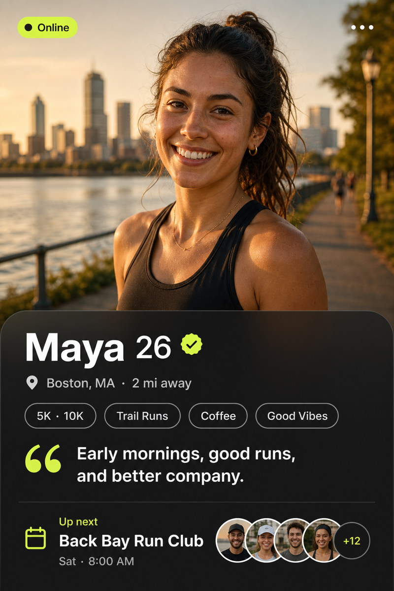 Rally user profile — meet people in your running community